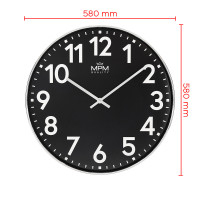 Okrúhle nástenné hodiny, MPM Shira, 4330.7190, 50cm